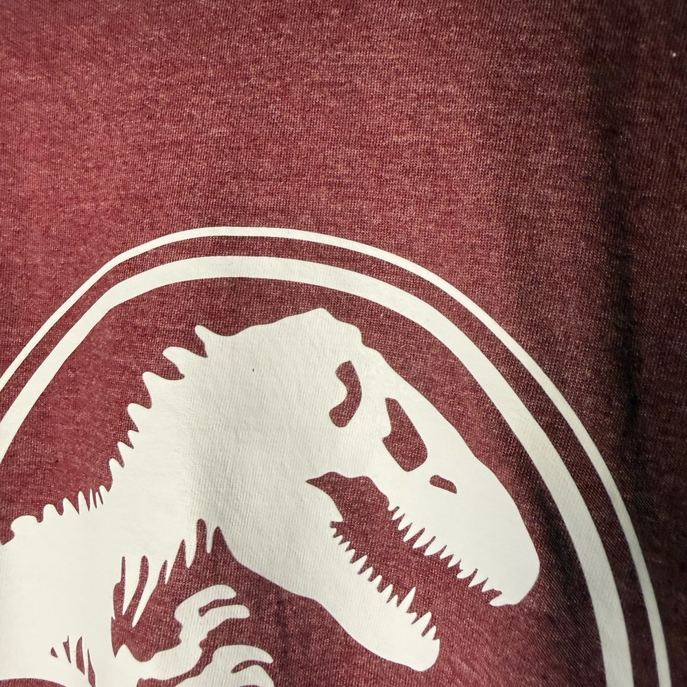 Jurassic Park Clever Girl graphic Tee - heather maroon BN - Picture 4 of 6